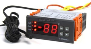 Включение контроллера температуры STC-8080a