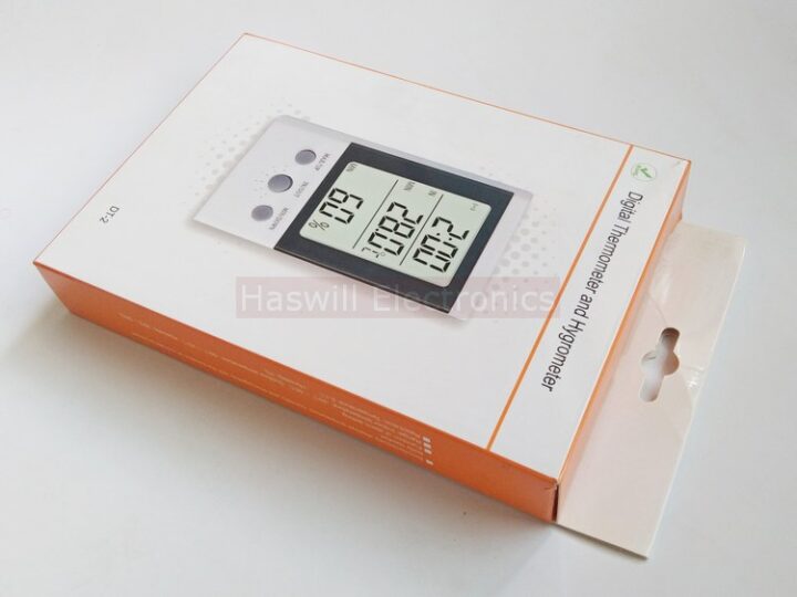 haswill electronics dt h digital thermometer hygrometer clock package 2
